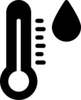 illustrazione vettoriale della temperatura dell'acqua su uno sfondo simboli di qualità premium. icone vettoriali per il concetto e la progettazione grafica.