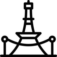 eiffel Torre vettore illustrazione su un' sfondo.premio qualità simboli.vettore icone per concetto e grafico design.