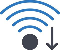 illustrazione vettoriale wifi su uno sfondo. simboli di qualità premium. icone vettoriali per il concetto e la progettazione grafica.