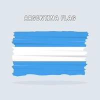 disegno della bandiera argentina vettore