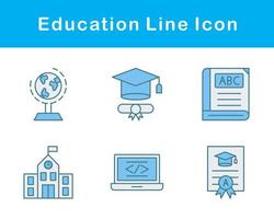 formazione scolastica vettore icona impostato