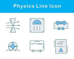 fisica vettore icona impostato