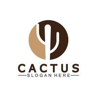 cactus logo modello design vettore, design concetto, creativo simbolo, icona vettore