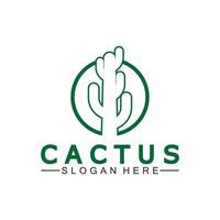 cactus logo modello design vettore, design concetto, creativo simbolo, icona vettore