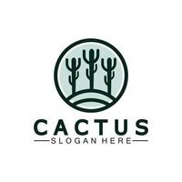 cactus logo modello design vettore, design concetto, creativo simbolo, icona vettore