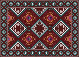 moderno persiano tappeto struttura, contemporaneo moderno persiano tappeto, africano etnico azteco stile design per Stampa tessuto tappeti, asciugamani, fazzoletti, sciarpe tappeto, vettore