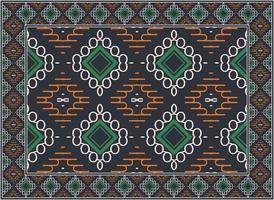 moderno decorazione con orientale tappeti, africano motivo moderno persiano tappeto, africano etnico azteco stile design per Stampa tessuto tappeti, asciugamani, fazzoletti, sciarpe tappeto, vettore