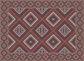 moderno orientale tappeti, africano motivo moderno persiano tappeto, africano etnico azteco stile design per Stampa tessuto tappeti, asciugamani, fazzoletti, sciarpe tappeto, vettore