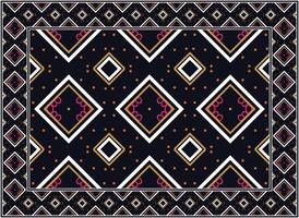 moderno persiano tappeto, motivo etnico senza soluzione di continuità modello scandinavo persiano tappeto moderno africano etnico azteco stile design per Stampa tessuto tappeti, asciugamani, fazzoletti, sciarpe tappeto, vettore