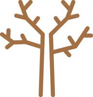 illustrazione vettoriale dell'albero su uno sfondo simboli di qualità premium. icone vettoriali per il concetto e la progettazione grafica.