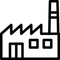 illustrazione vettoriale di fabbrica su uno sfondo. simboli di qualità premium. icone vettoriali per il concetto e la progettazione grafica.
