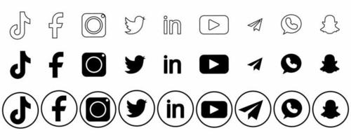 collezionista di media sociale logo isolato su bianca sfondo vettore
