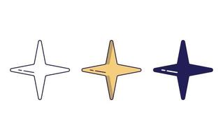 stella geometria forma vettore icona