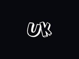 creativo UK logo icona, elegante UK lettera logo Immagine design vettore