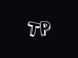 colorato tp logo icona, minimalista tp logo lettera design vettore