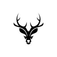 cervo logo modello vettore icona illustrazione design cervo testa icona vettore