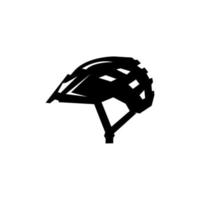 bicicletta casco icona. piatto illustrazione di bicicletta casco vettore icona per ragnatela design