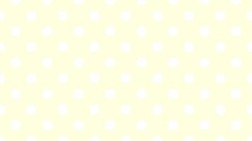 bianca colore polka puntini al di sopra di leggero giallo sfondo vettore
