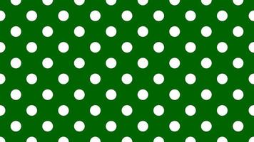 bianca colore polka puntini al di sopra di buio verde sfondo vettore
