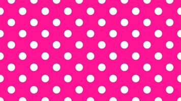bianca colore polka puntini al di sopra di in profondità rosa sfondo vettore