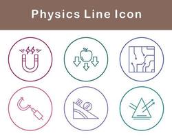 fisica vettore icona impostato