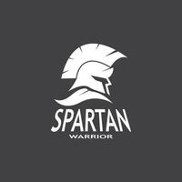 spartano logo vettore sparta logo vettore spartano casco logo modello icona simbolo