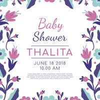 Baby Shower Invito vettore