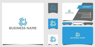 dc monogramma iniziali lettera logo concetto. CD icona design. dc elegante e professionale lettera icona design vettore