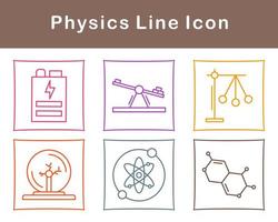 fisica vettore icona impostato