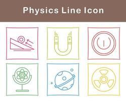 fisica vettore icona impostato