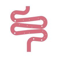 intestino semplice icona vettore