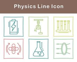 fisica vettore icona impostato