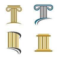 immagini del logo del pilastro vettore