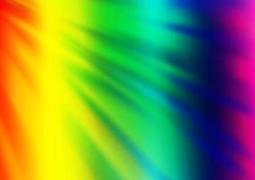 luce multicolore, modello sfocato astratto vettoriale arcobaleno.