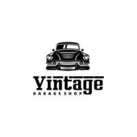 classico Vintage ▾ auto vettore design ispirazione. auto auto logo design modello. classico veicolo simbolo logotipo. un' classico auto simbolo silhouette. auto semplice linea arte logo.