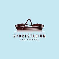 stadio logo design ispirazione vettore