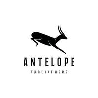 antilope logo vettore design. eccezionale un' antilope logo. un' antilope logotipo.