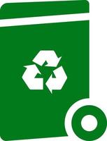 riciclare, spazzatura, rifiuto icona può essere Usato per ragnatela, mobile e infografica. vettore icona su bianca sfondo