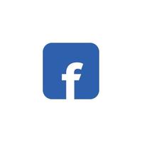 Facebook sociale media logo simbolo, App icona vettore