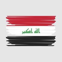 Iraq bandiera illustrazione vettore