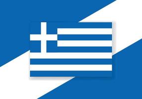vettore Grecia bandiera. nazione bandiera design. piatto vettore bandiera.