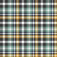 bufalo plaid modello senza soluzione di continuità tessile è un' fantasia stoffa consistente di criss attraversato, orizzontale e verticale bande nel multiplo colori. tartan siamo considerato come un' culturale icona di Scozia. vettore