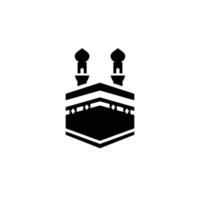 kaaba semplice piatto icona vettore illustrazione