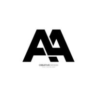 moderno lettera design aa il branding logo vettore