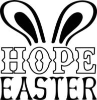 speranza Pasqua maglietta tipografia vettore maglietta