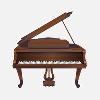 modelli di progettazione di vettore di illustrazione di pianoforte