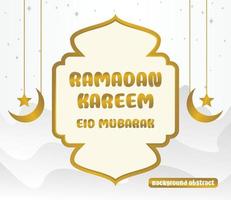 modificabile Ramadan vendita manifesto modelli. con Luna e stella ornamenti. design per sociale media e ragnatela. vettore illustrazione