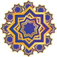 islamico Ramadan ornamento decorazione vettore