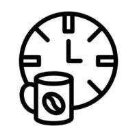 caffè tempo icona design vettore