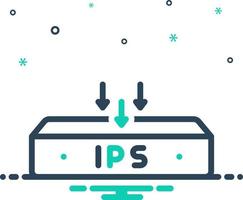 mescolare icona per ips vettore